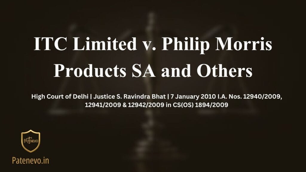 ITC Limited v. Philip Morris Products SA and Others